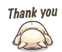 Thank You Dog Sticker