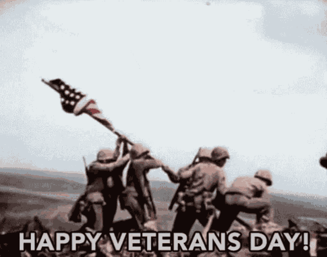 Thank You For Your Service Flag GIF