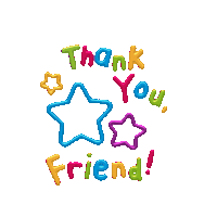 Thank You Friend Sticker