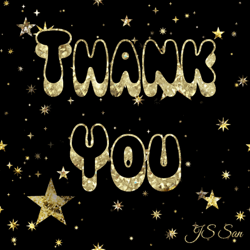 Thank You Gif Gold Thank You GIF
