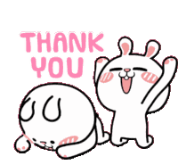 Thank You Hase Sticker