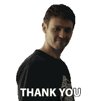 Thank You Kieran Elliot Sticker