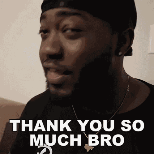 Thank You So Much Bro Jidon Adams GIF
