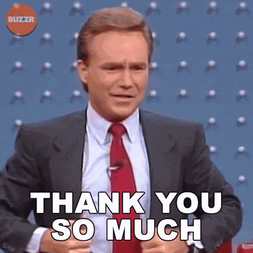 Thank You So Much Buzzr GIF