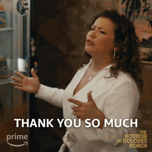 Thank You So Much Dolores Roach GIF