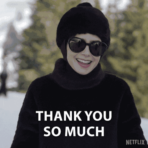 Thank You So Much Emily Cooper GIF