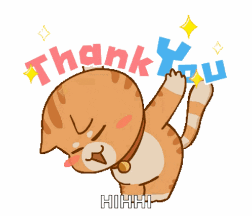 Thank You Sticker Thanks Sticker GIF