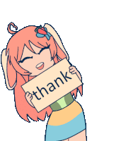 Thank You Thanks Sticker