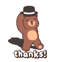 Thank You Thanks Sticker
