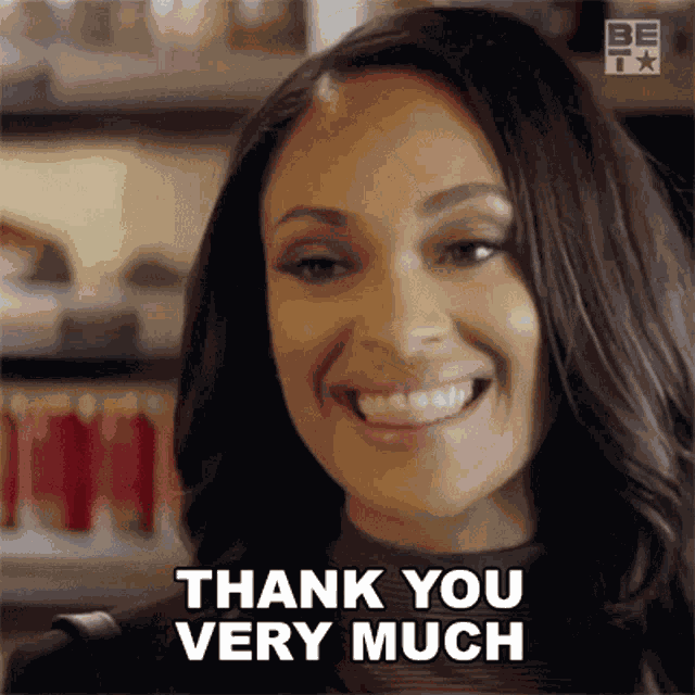 Thank You Very Much Nicole Taylor GIF