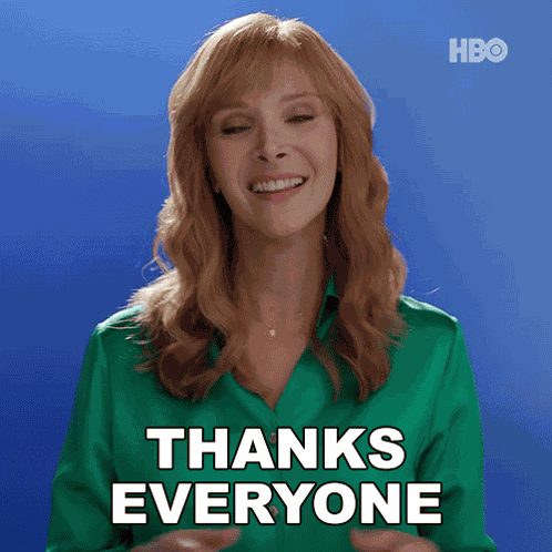 Thanks Everyone Valerie Cherish GIF