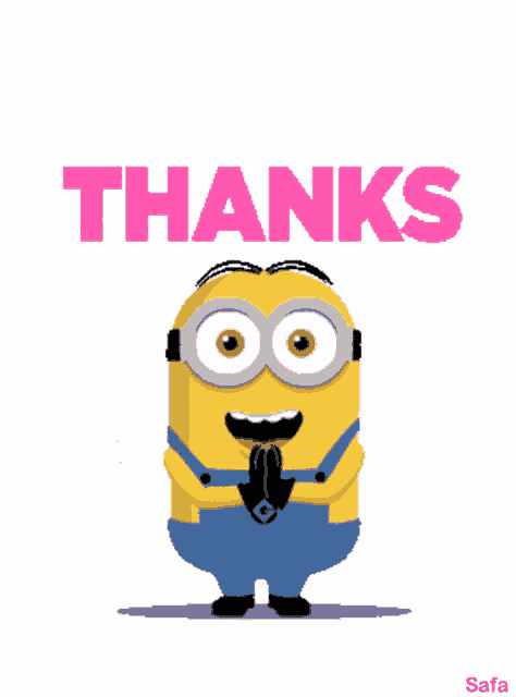 Thanks Minion GIF