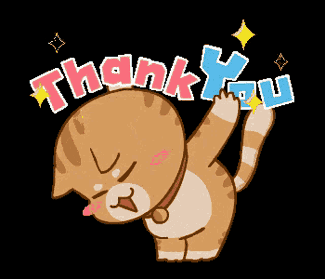 Thanks Sticker Thank You Sticker GIF