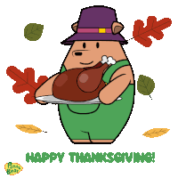 Thanksgiving Turkey Thanksgiving Dinner Sticker