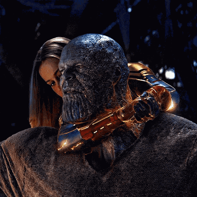 Thanos Captain Marvel GIF