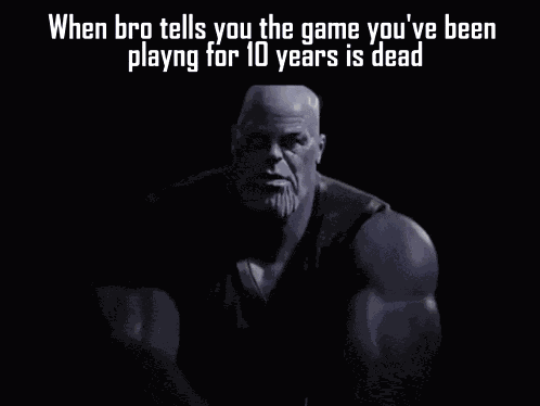 Thanos Dead Game GIF