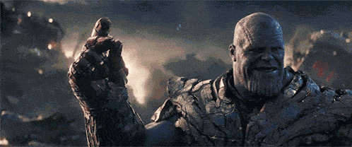 Thanos Thanos Snap GIF