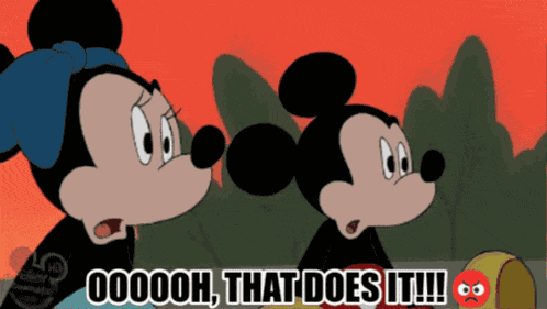 That Does It Mickey Mouse GIF