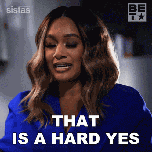 That Is A Hard Yes Fatima GIF