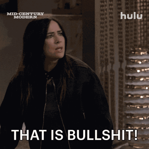 That Is Bullshit Mid-century Modern GIF