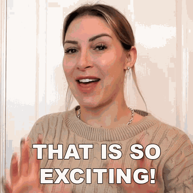 That Is So Exciting Tracy Kiss GIF