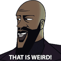 That Is Weird Commander Sticker