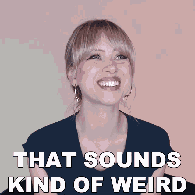 That Sounds Kind Of Weird Superholly GIF