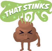 That Stinks Happy Poo Sticker