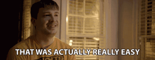 That Was Actually Rally Easy That Was Easy GIF