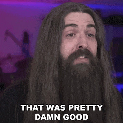 That Was Pretty Damn Good Samus Paulicelli GIF