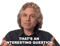 Thats An Interesting Question Steven Pinker Sticker