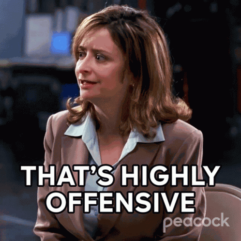 Thats Highly Offensive 30rock GIF