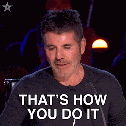 Thats How You Do It Simon Cowell GIF