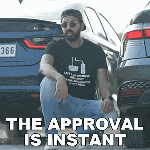The Approval Is Instant Faisal Khan GIF