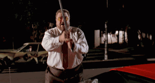 The Big Lebowski Rage GIF