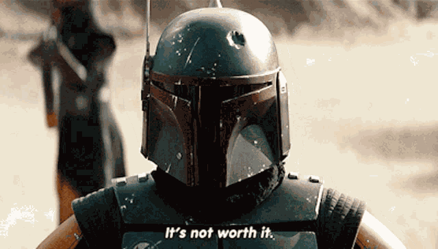 The Book Of Boba Fett Its Not Worth It GIF