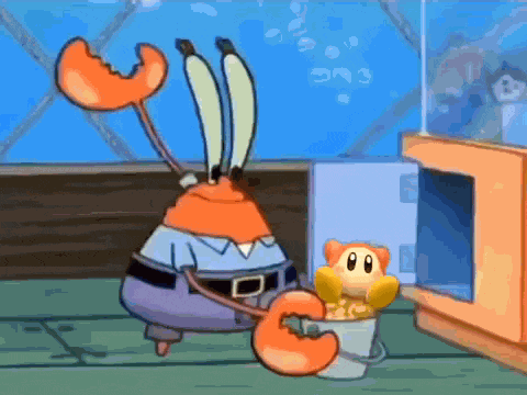 The Dee Squidward GIF