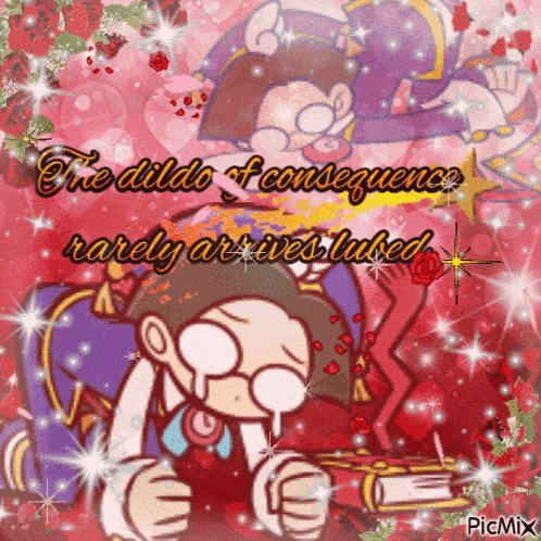 The Dildo Of Consequences Rarely Arrives Lubed Klug GIF