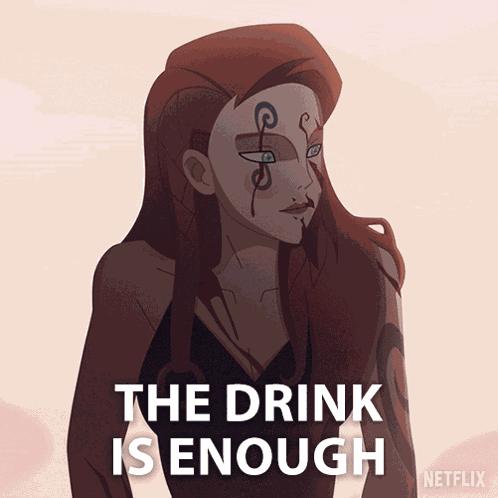 The Drink Is Enough Sigrid GIF