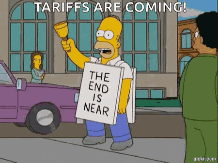 The End Is Near Homer Simpson GIF
