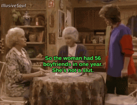 The Golden Girls Slut GIF