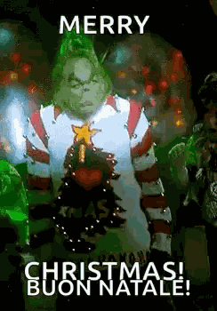 The Grinch I Love Xmas GIF