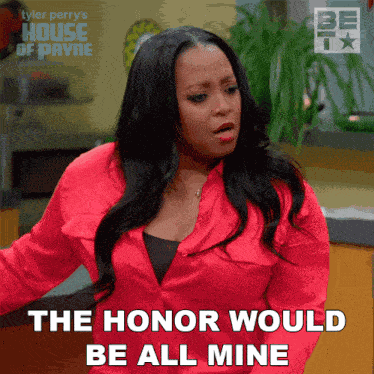 The Honor Would Be All Mine Miranda Lucas GIF