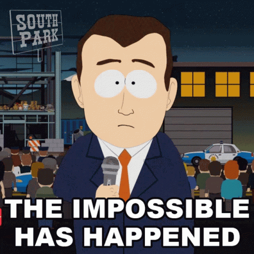 The Impossible Has Happened Tv Presenter GIF
