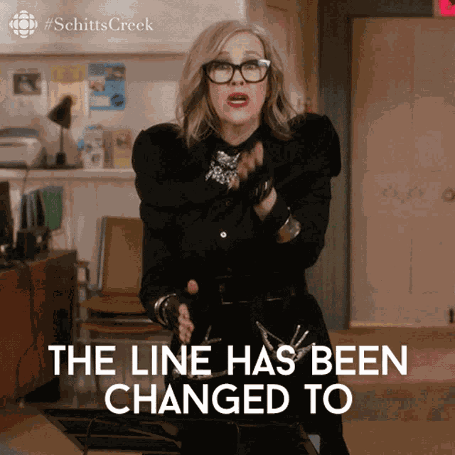 The Line Has Been Changed To I Want To Kiss You Like An Animal Moira Rose GIF