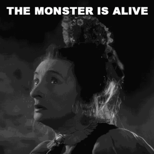 The Monster Is Alive Minnie GIF
