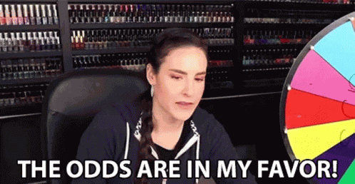 The Odds Are In My Favor Color Wheel GIF
