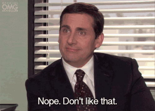 The Office Nope GIF