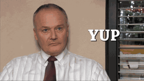 The Office Yup GIF