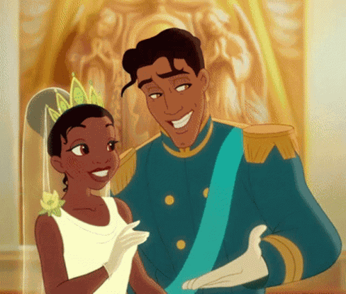 The Princess And The Frog Wedding GIF